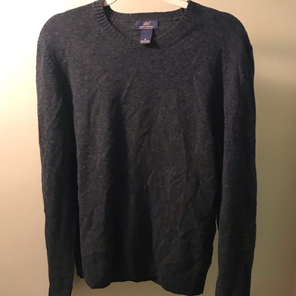 “346” Scottish lambswool crewneck sweater size M